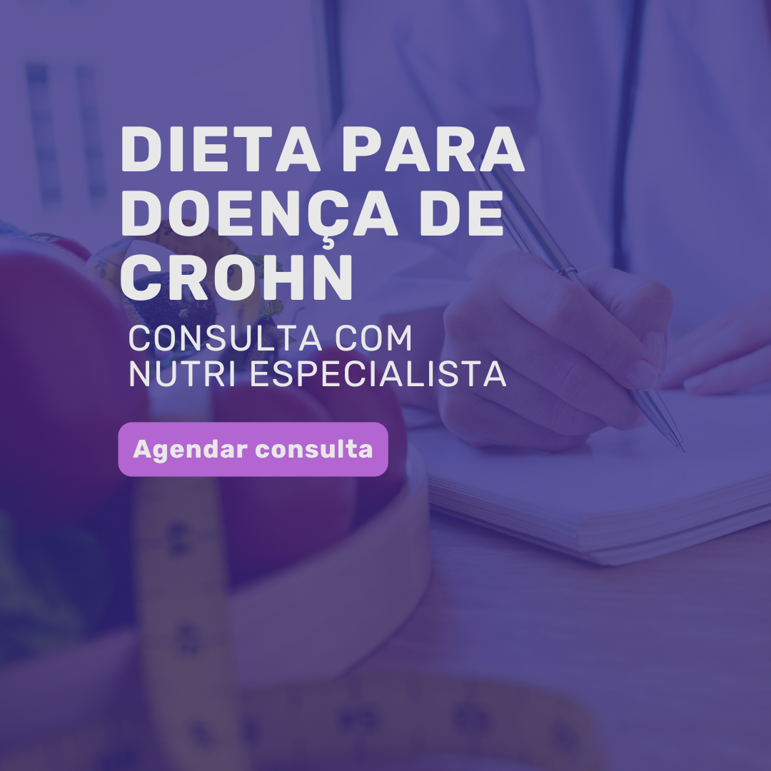A sua alimentação Doença de Crohn com nutricionista especialista em doença inflamatória intestinal