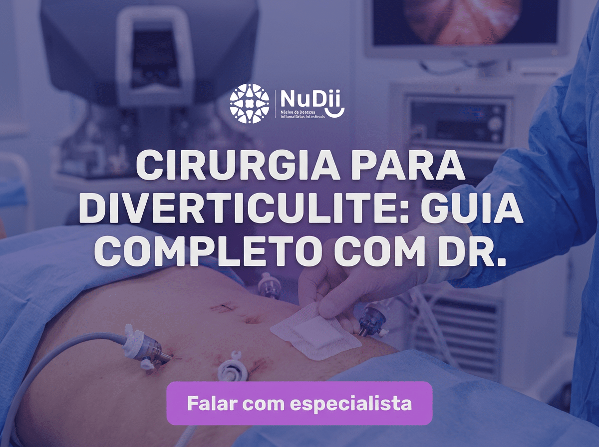 Comparativo visual das abordagens cirúrgicas para diverticulite — robótica, laparoscópica e aberta
