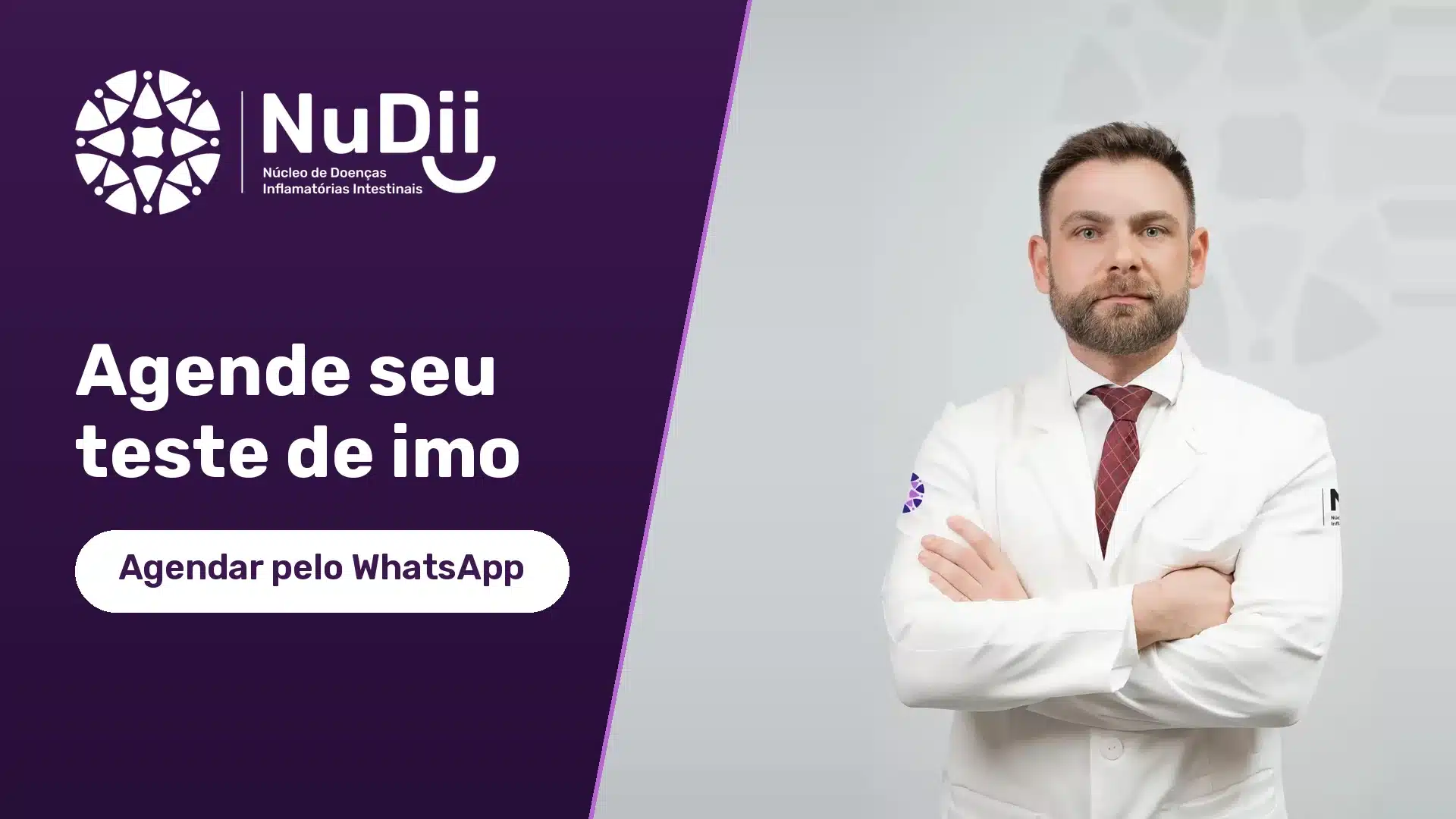 Agende seu exame no NuDii